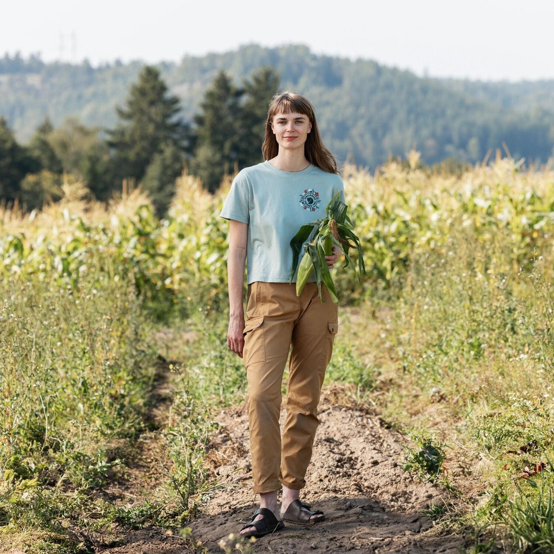 Fjällblomster Logo T-Shirt SS W