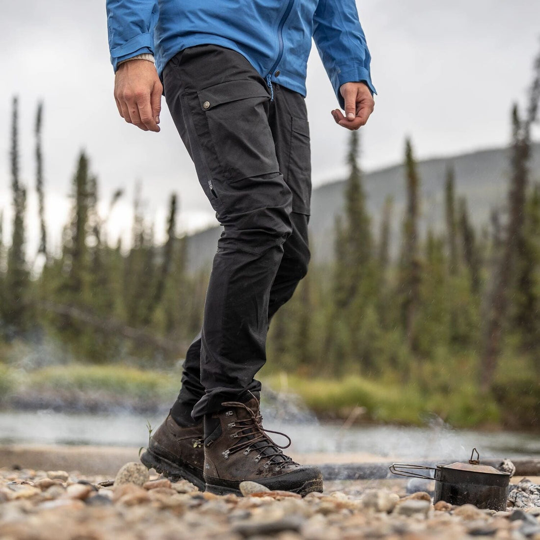 Abisko Hybrid Trail Trousers M Short