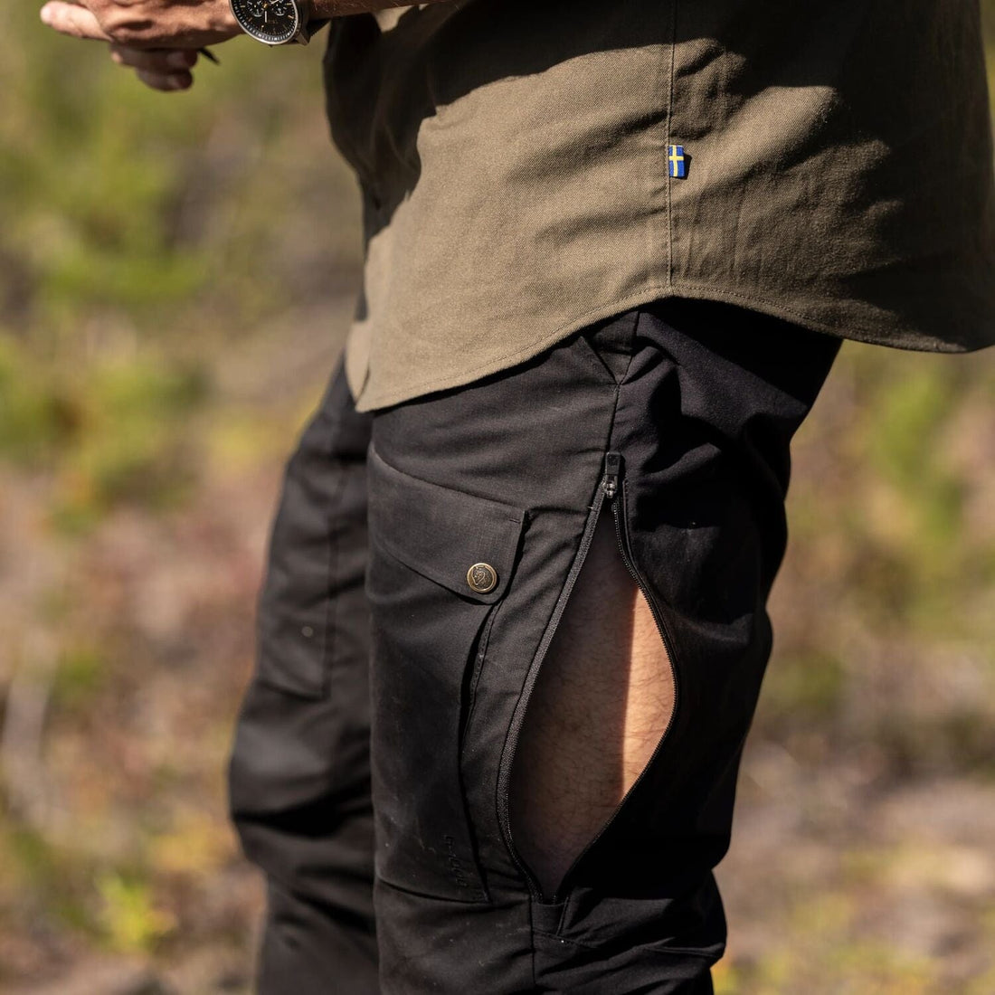 Abisko Hybrid Trail Trousers M Short