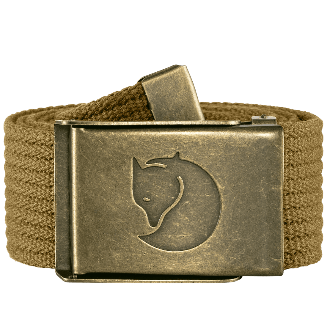 Canvas Brass Belt 4cm