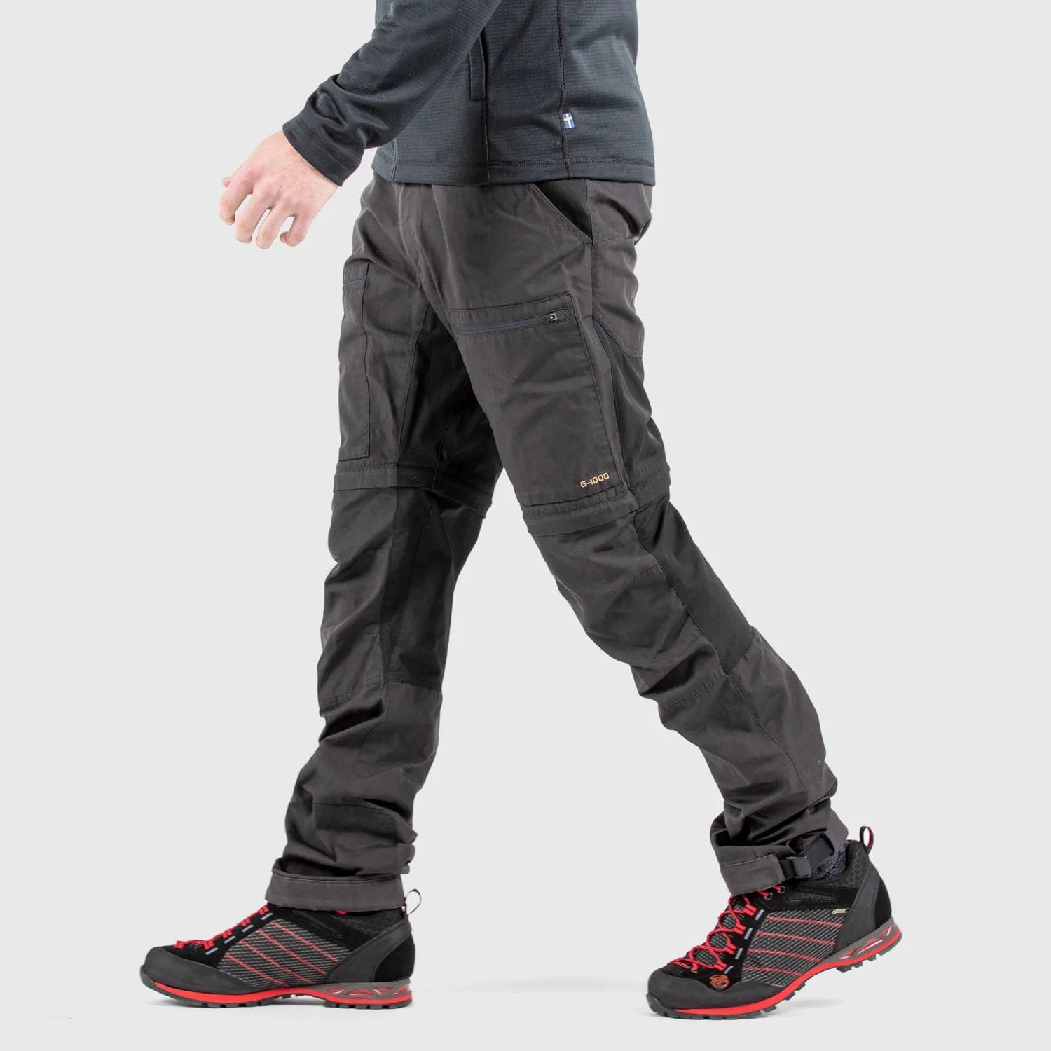 Mens zip off hiking trousers clearance