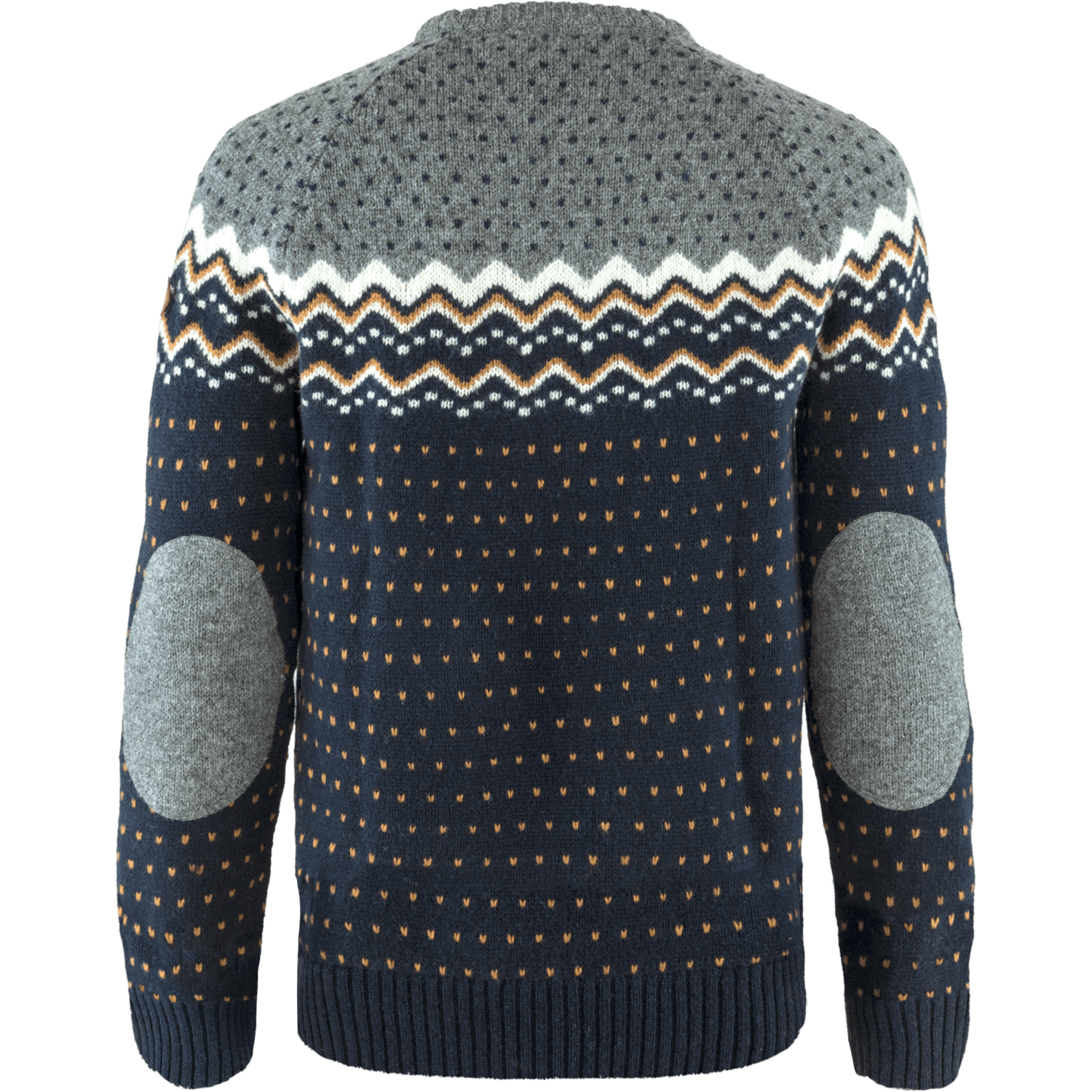 Fjallraven Ovik Mens Knit Sweater Patterned Wool Knit Sweater Fjallraven New Zealand