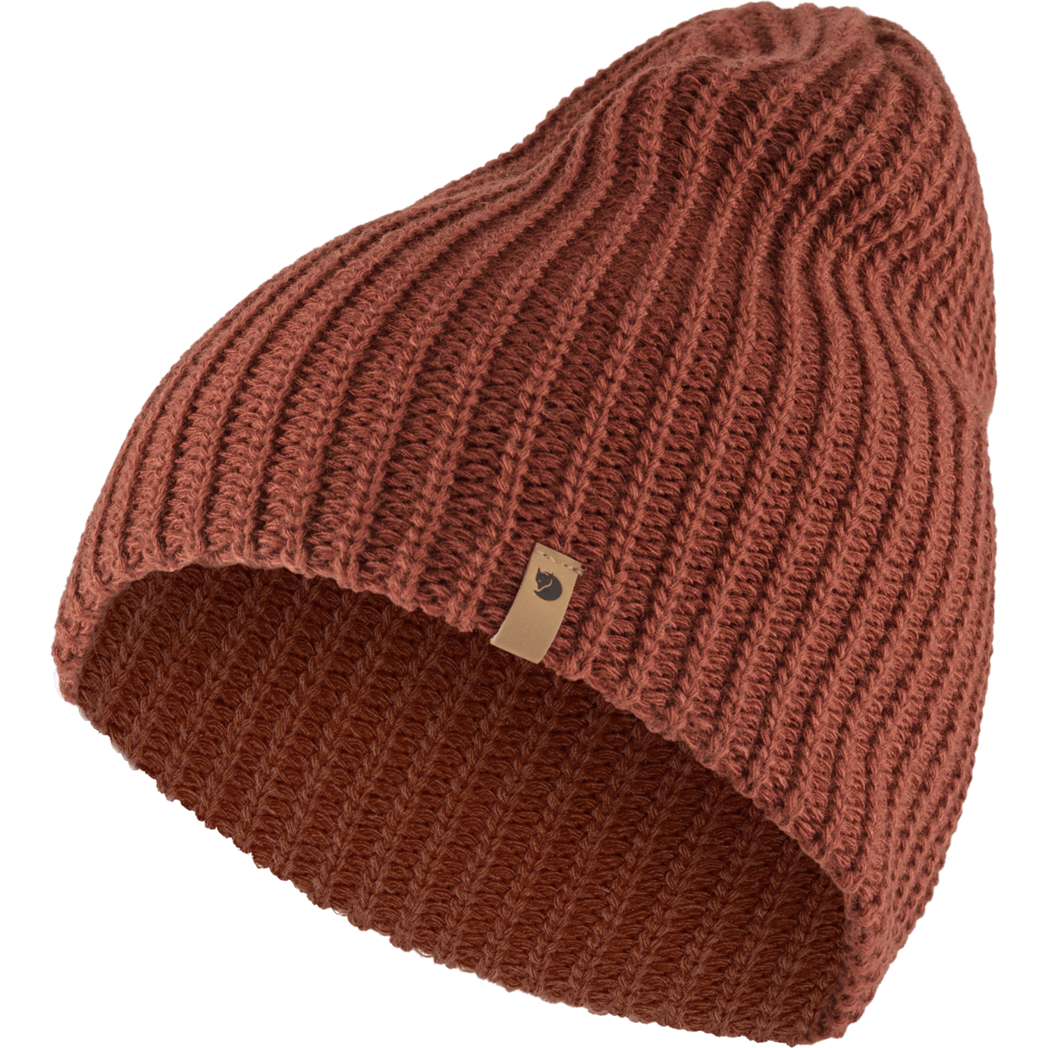 Fjallraven Ovik Melange Beanie Rib Knit Wool Hat Everyday Outdoor Fjallraven New Zealand