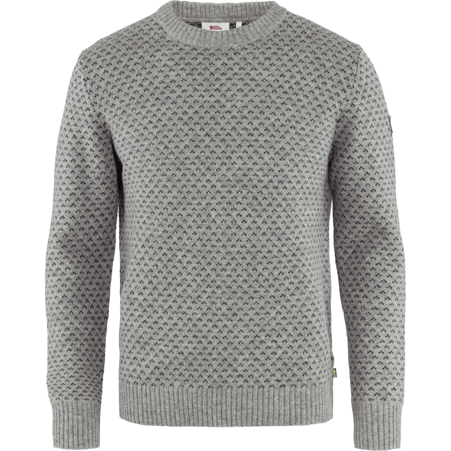 Regular Fit Jacquard-knit Sweater - Cream/multicolored - Men