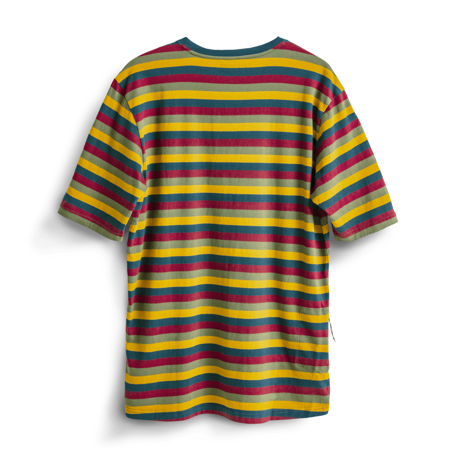 Blue and yellow outlet striped t shirt