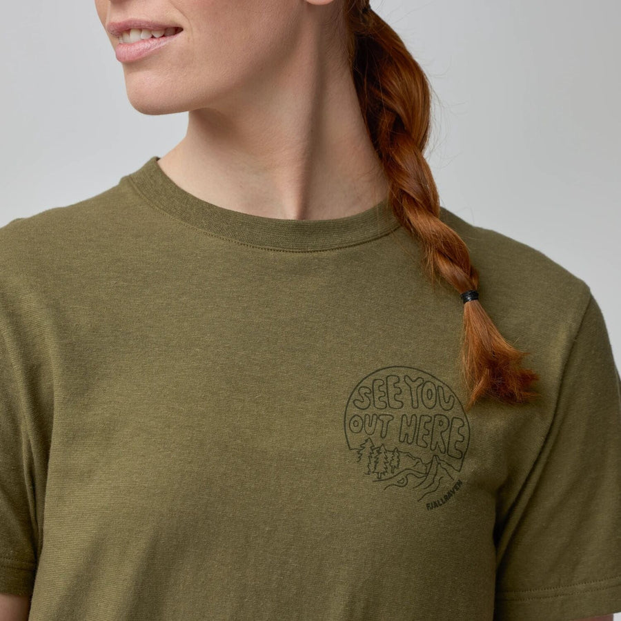 Hemp Blend Out Here T-shirt W