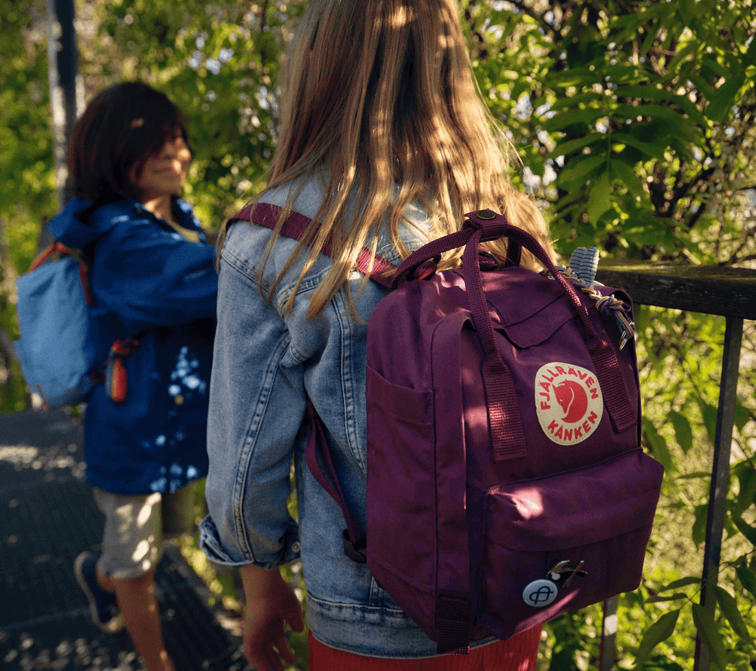 Fjallraven top backpack purple