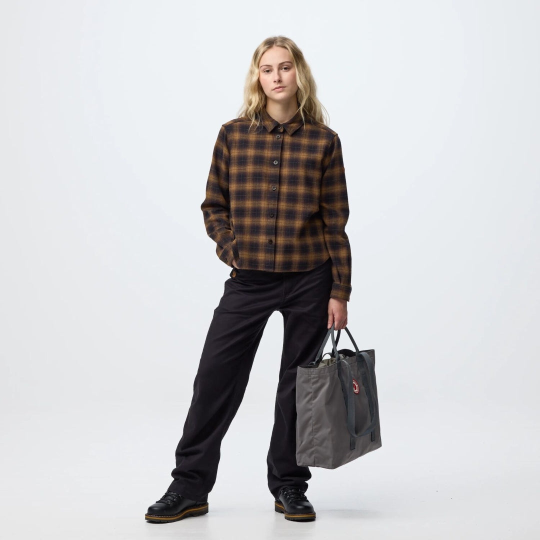 Övik Boxy Flannel Shirt LS W