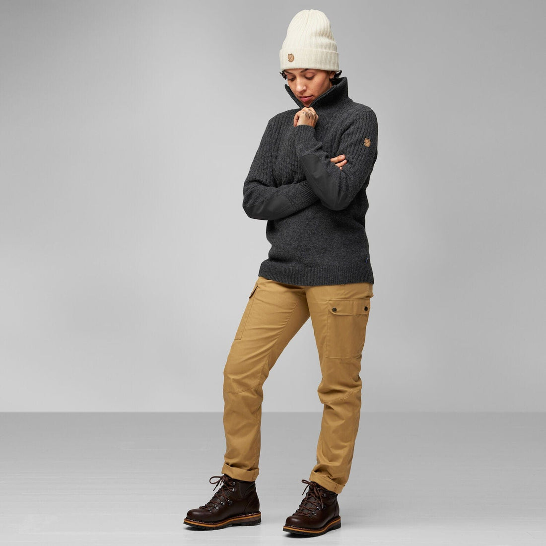 Övik Half Zip Knit W