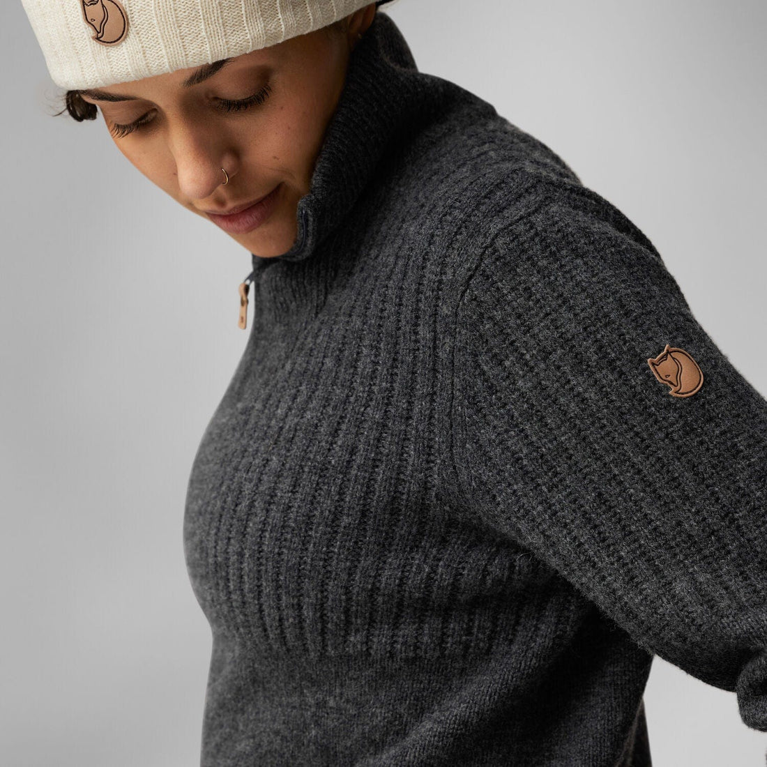 Övik Half Zip Knit W