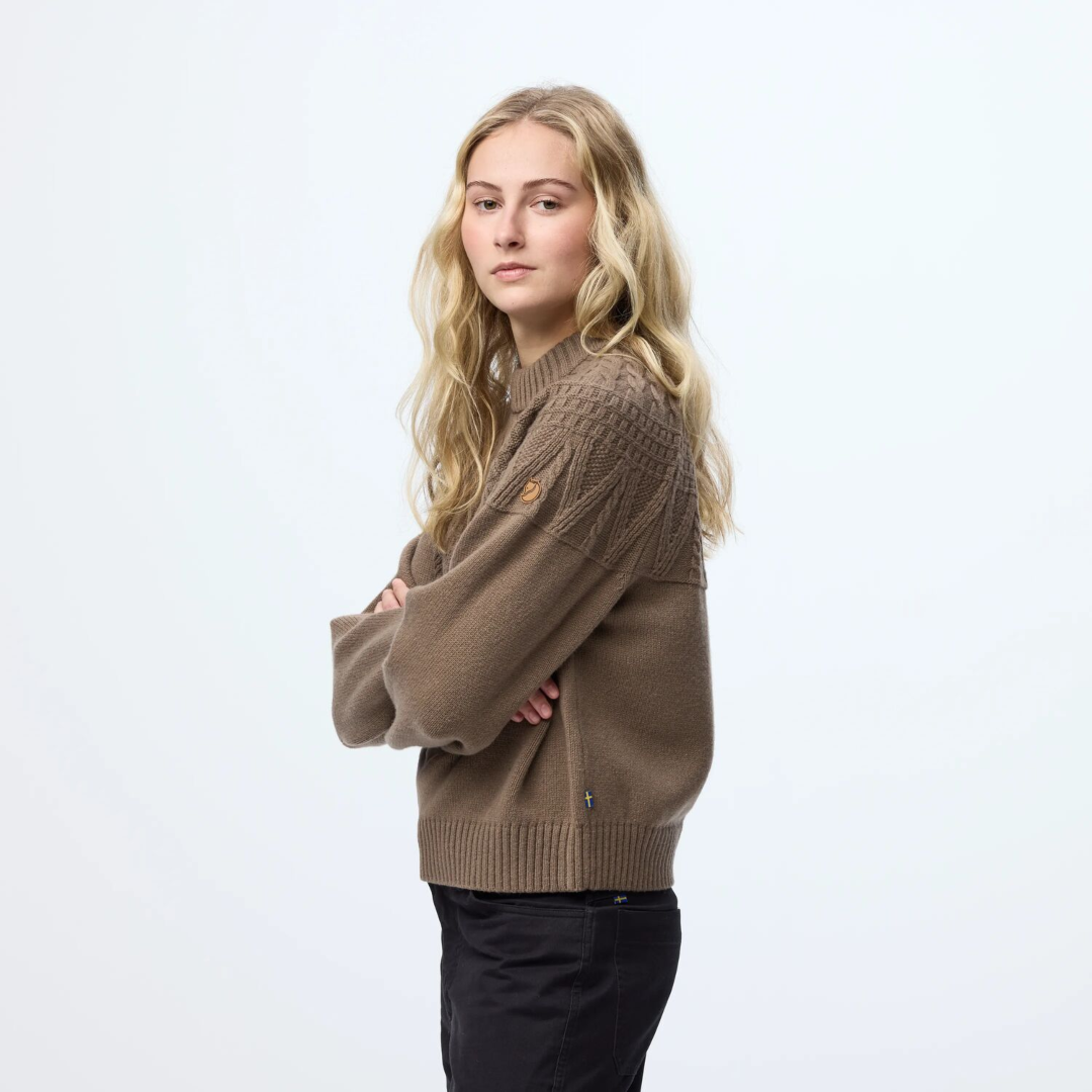 Övik Solid Jacquard Knit W